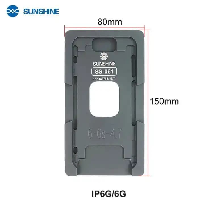 SUNSHINE SS-061 IPHONE 6 TO 15 SERIES HIGH-PRECISION ALUMINUM ALLOY POSITIONING MOLD