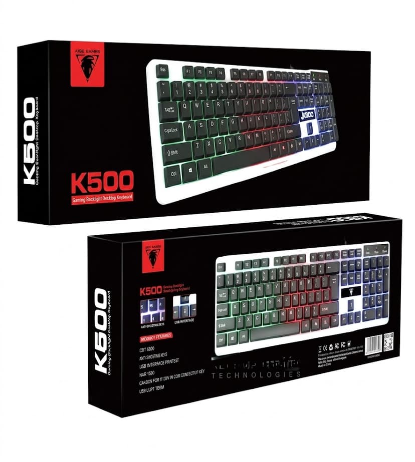 K500 Wired Keyboard Gaming