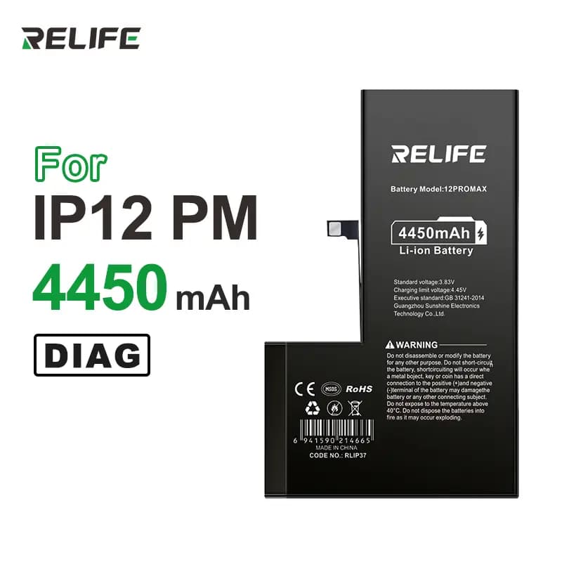 Relife Diagnosable iPhone Battery 12 PRO MAX