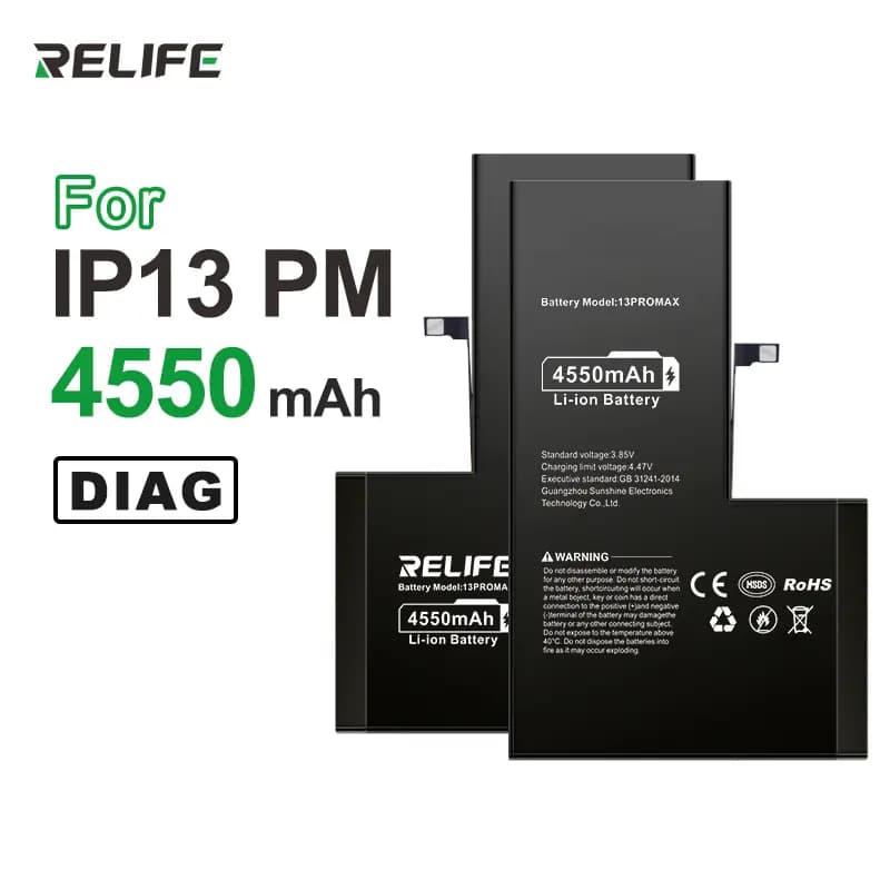 Relife Diagnosable iPhone Battery 13 PROMAX