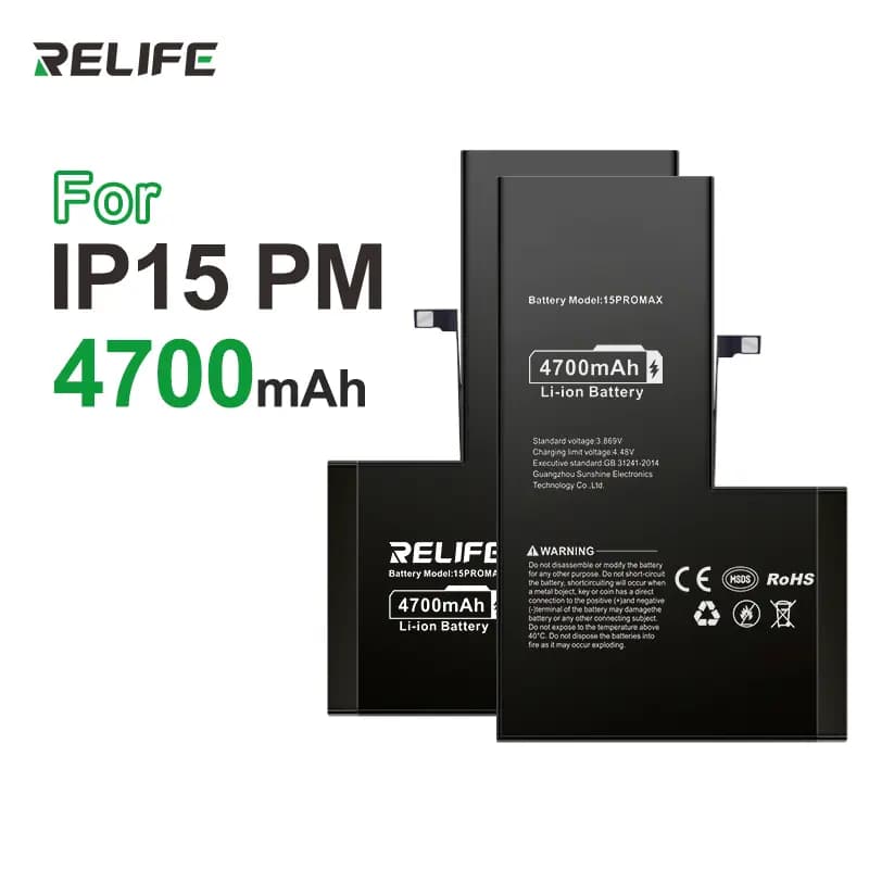 Relife High Power iPhone Battery 15PROMAX