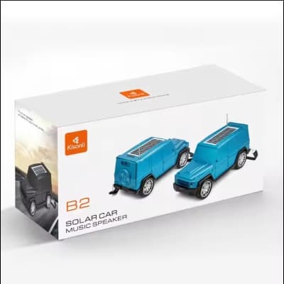 Kisonli Speaker Bluetooth Portable Cool Car B2 Solar Charging With Flashlight USB