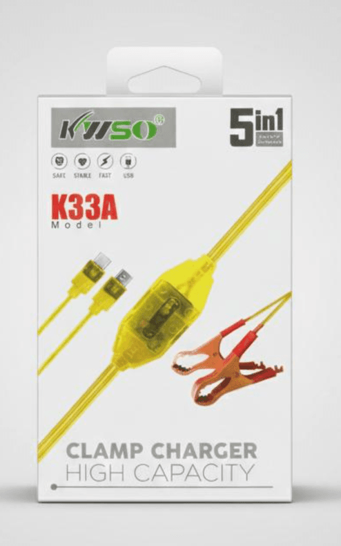 KWSO K33A 5-in-1 high-capacity clamp charger