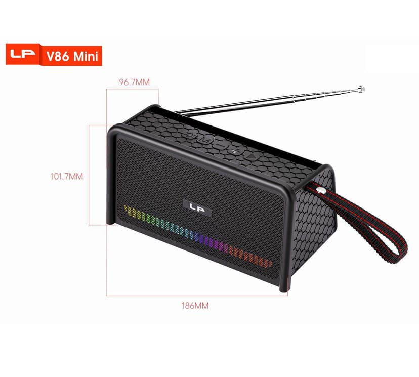 LP V86 Mini Wireless Mini Super Bass Bluetooth Speaker