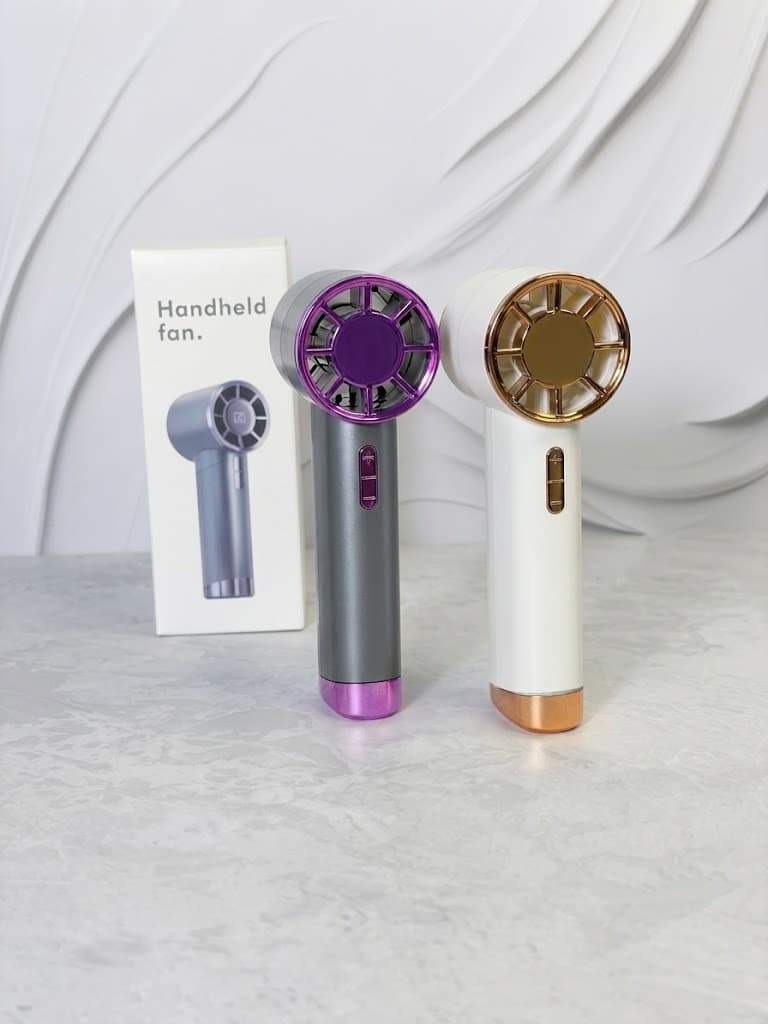 New High-Speed Handheld Turbofan USB Rechargeable Mini Fan