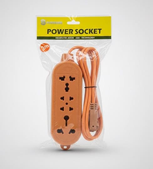 Power socket S-power 4port 3m