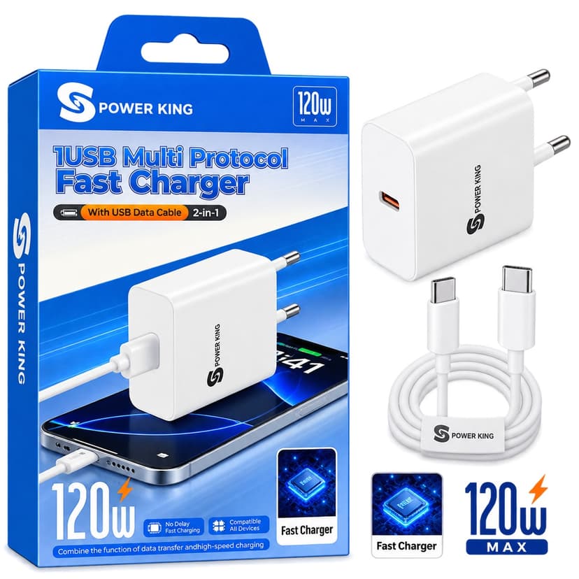 Powerking 120w fast charger