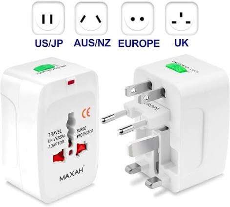 Universal Adapter 2400mA USB Type-C and standard USB output