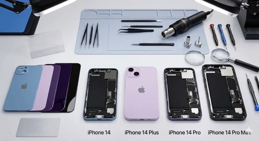 iPhone 14 Pro Max Back Glass (Premium)